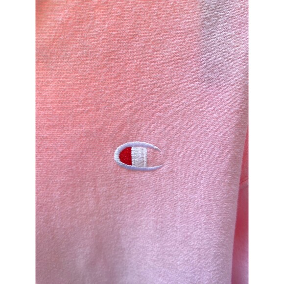 Vintage Champion Women's Reverse Weave Baby Pink Crew sweatshirt Size M - Picture 4 of 7